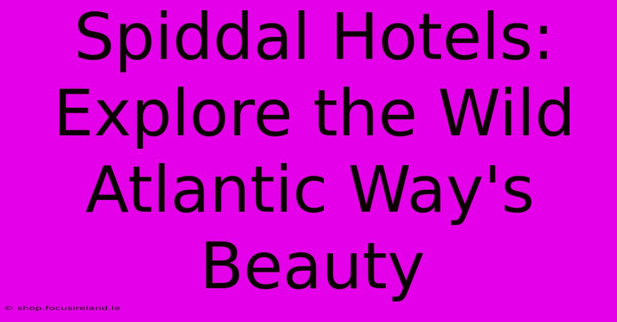 Spiddal Hotels: Explore The Wild Atlantic Way's Beauty