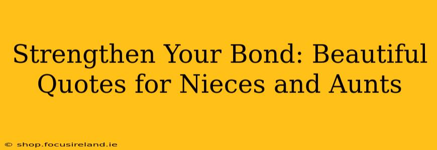 Strengthen Your Bond: Beautiful Quotes for Nieces and Aunts