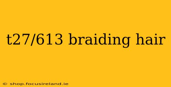t27/613 braiding hair