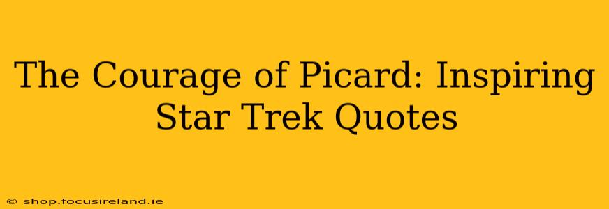 The Courage of Picard: Inspiring Star Trek Quotes