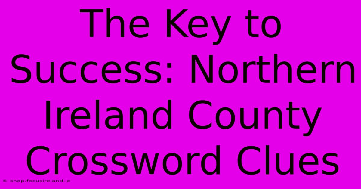 The Key To Success: Northern Ireland County Crossword Clues