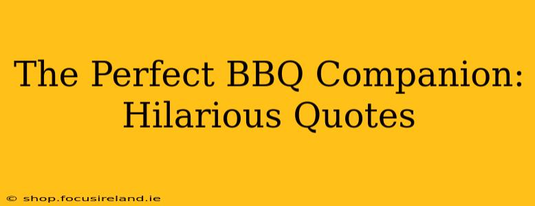 The Perfect BBQ Companion: Hilarious Quotes
