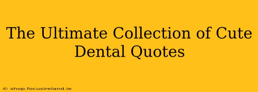 The Ultimate Collection of Cute Dental Quotes