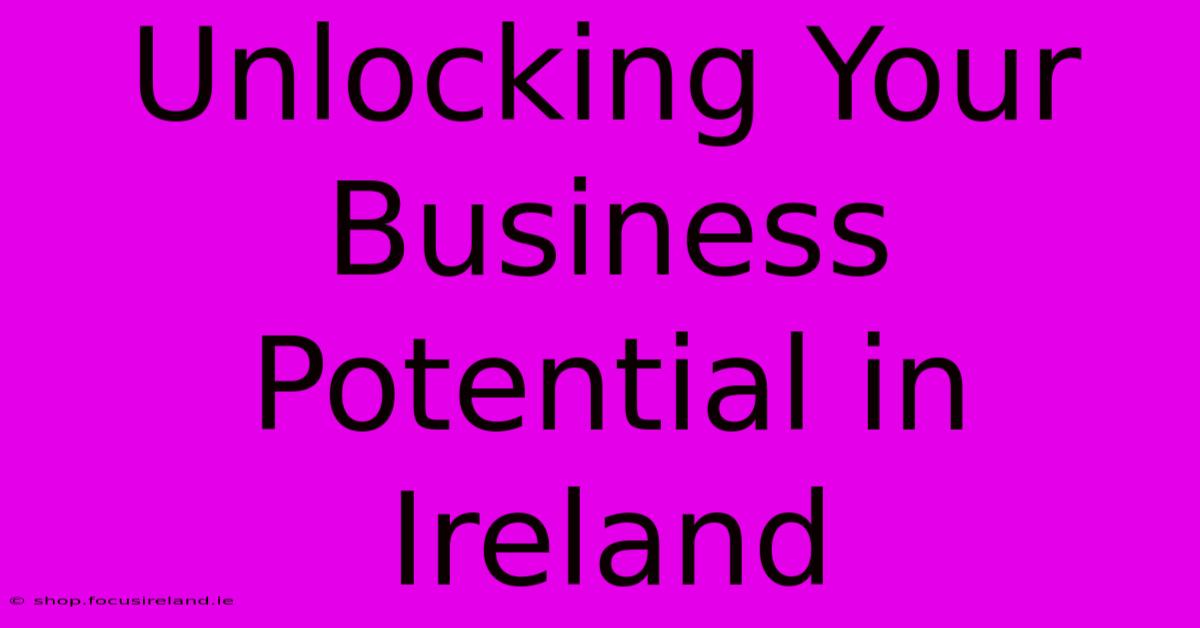 Unlocking Your Business Potential In Ireland