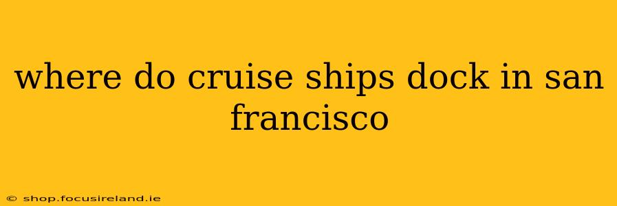 where do cruise ships dock in san francisco