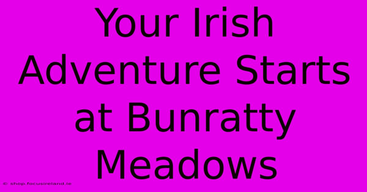 Your Irish Adventure Starts At Bunratty Meadows