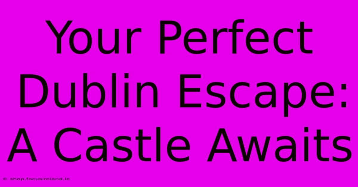 Your Perfect Dublin Escape: A Castle Awaits