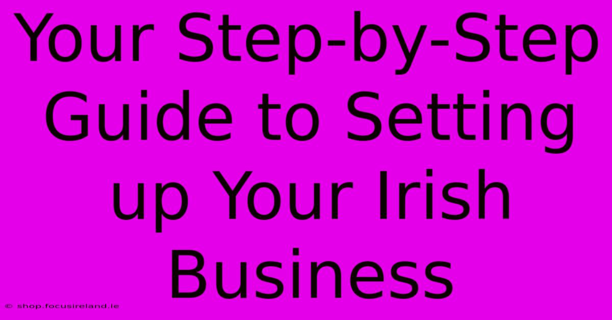 Your Step-by-Step Guide To Setting Up Your Irish Business